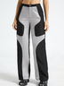Color Block Wide Leg Pants