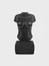 【Final Sale】Jersey Rhinestone Human Body Top With Skirt Two-Piece Set