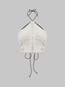 Y2K White Top Tank Top & Cami