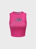 Y2K Pink Spider Sleeveless Top Tank Top & Cami
