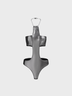 Edgy Silver Metal chain Cross volume Bodysuit