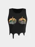 Crew Neck Skull Tank Top