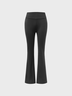 Nylon Plain Flare Pants Pant